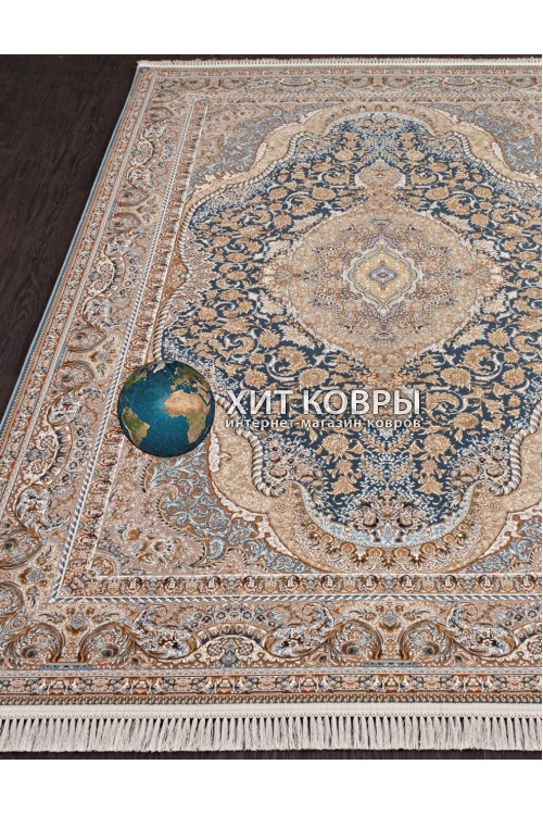 Иранский ковер Shahname 1200 146 Голубой